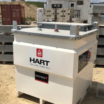 Hart fuel cube in West Chester, PA construction site