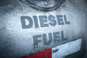 cold diesel fuel that can gel
