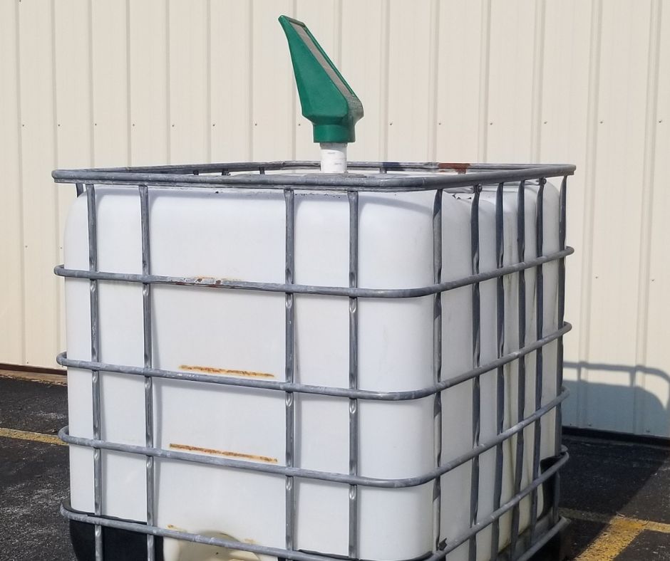 fuel tank monitor on totes