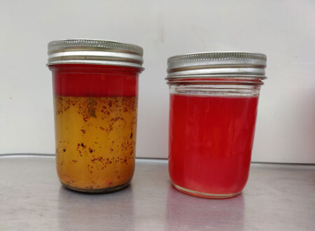 Fuel polishing before and after