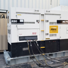 220kw generator refuel at shipyard