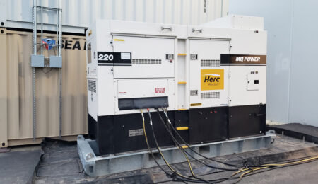 220kw generator refuel at shipyard