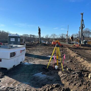 fuel cube on construction site