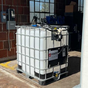 330 DEF Tote Electric Pump Setup in Wichita, KS