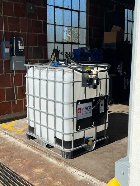 330 DEF Tote Electric Pump Setup in Wichita, KS