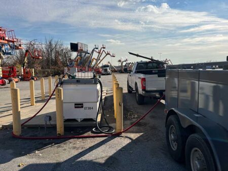 Diesel delivery for equipment rental company in Saint Paul, MN