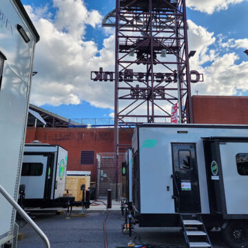 Generator & reefer fueling at the Phillies playoff game