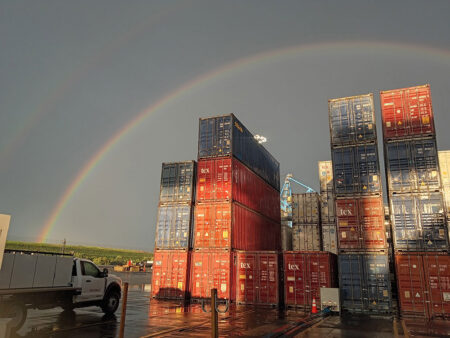 Fuel tank refuel at Port of Wilmington